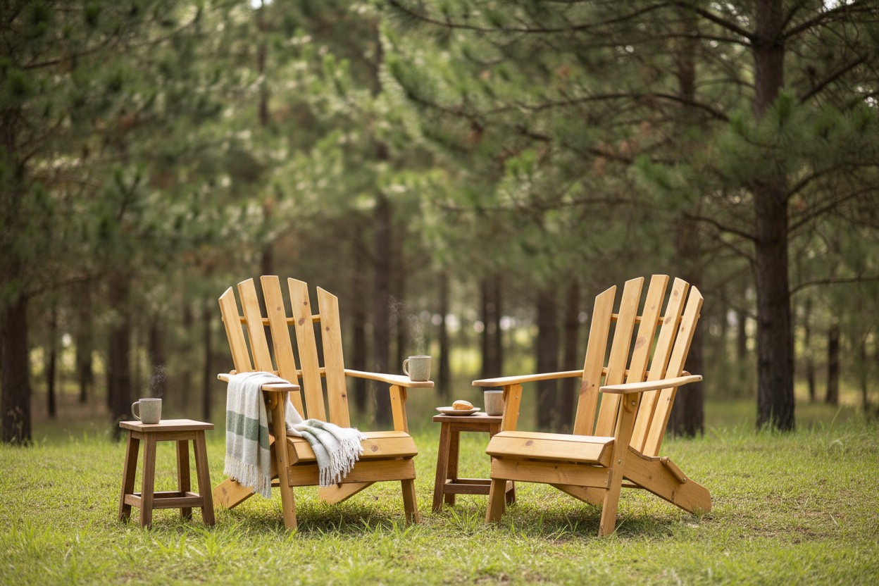 Adirondack Sandalye · Beyaz