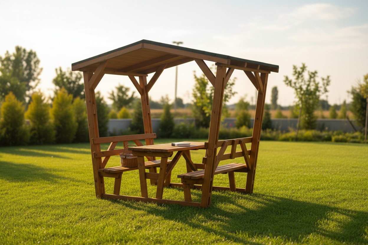 Çatılı Piknik Masası · 6 Kişilik — 4