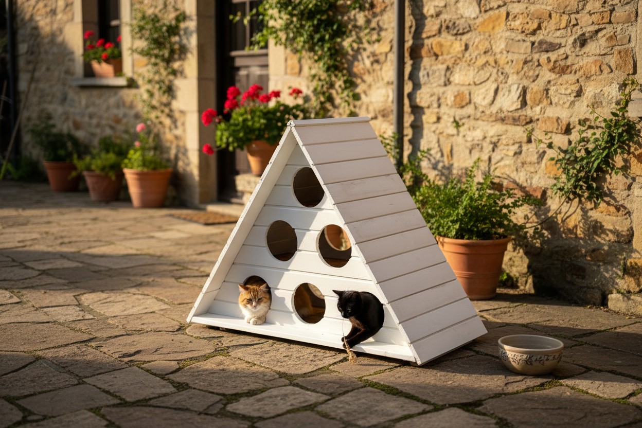 Kedi Yuvası · Beyaz — 3