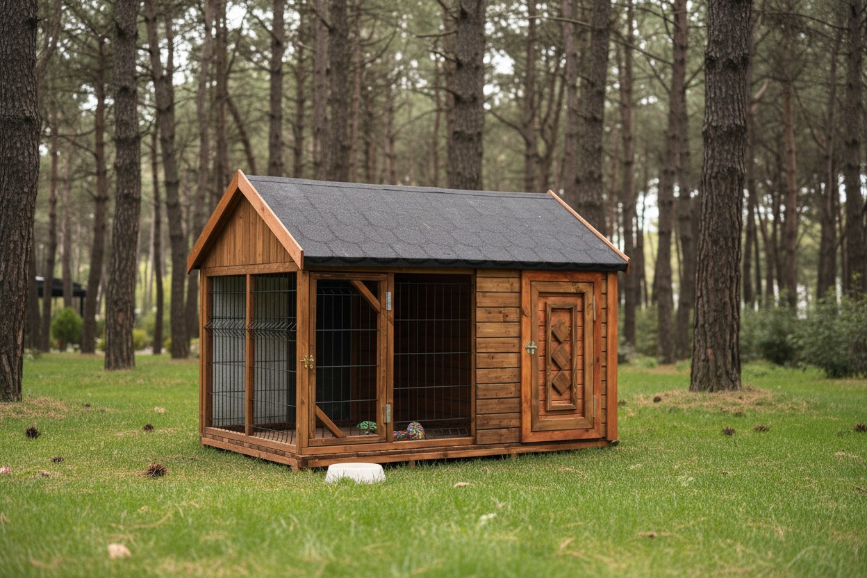 Köpek Kulübesi · Telli · 210×160×160 cm — 2