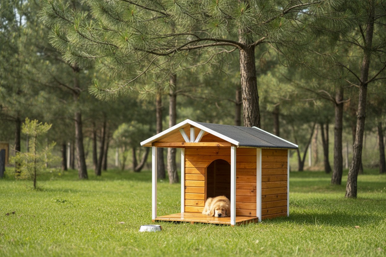 Köpek Kulübesi · Verandalı Büyük · 170×103×140 cm — 4